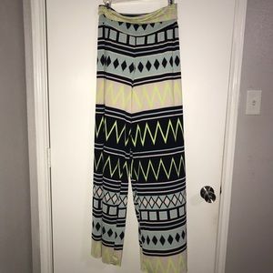 EUC Flowy printed pants